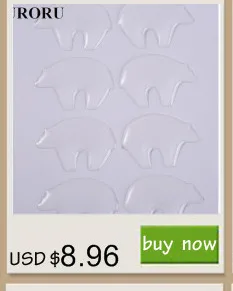 Uroru 3D Crystal Clear эпоксидный клей КРУГИ бутылки Кепки Наклейки Смола украшения " купола 1000 шт. 1"(25.4 мм) круглый AM taidian