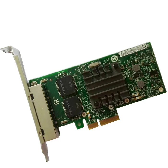 I350 T4 10/100/1000M 4 портовый RJ45 PCI Express Ethernet адаптер сервера NIC|pci express|pci adapternic pci |