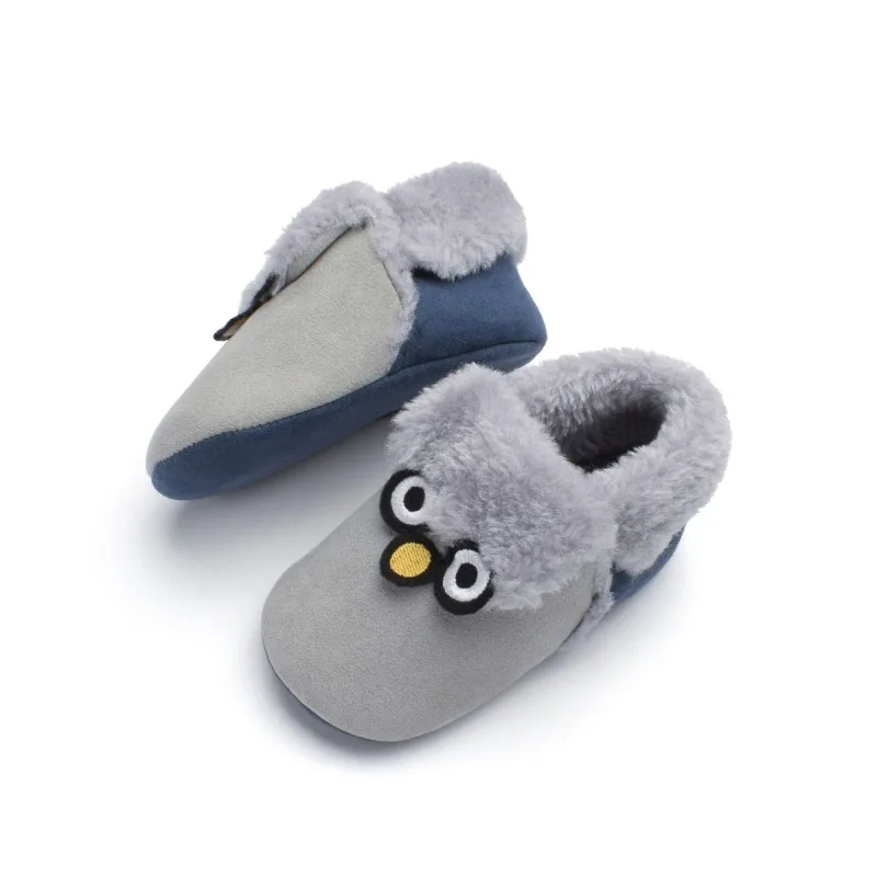 Детская обувь для малышей ботинки кроватки с героями мультфильмов бархатная