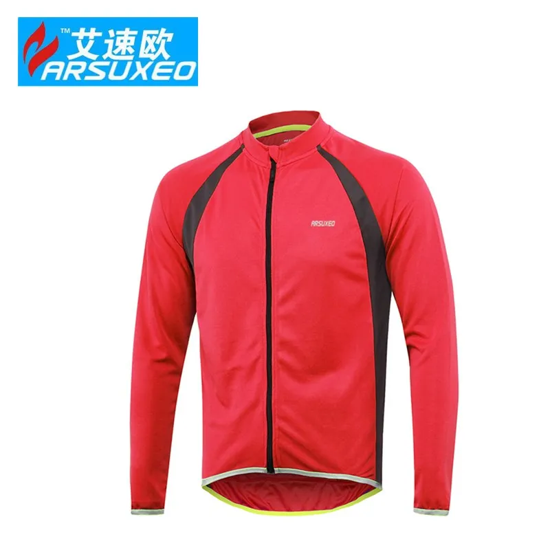 ARSUXEO уличная спортивная велосипедная майка roupa ciclismo с длинным рукавом весна осень одежда для велосипеда MTB футболки Одежда для велосипеда Джерси