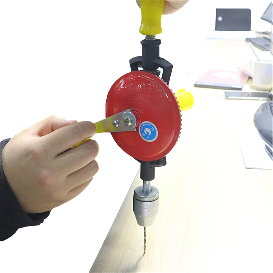 Ручная дрель для деревообработки сделай сам вращающиеся отверстия сверлильный