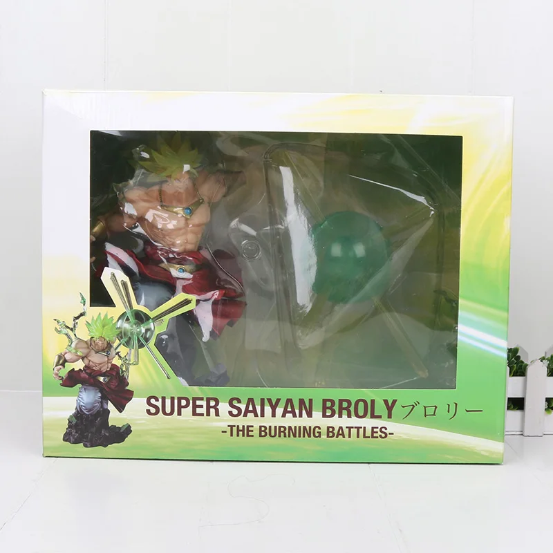 Аниме Dragon Ball Z Супер Saiyan Broly сжигание жуки Broli Гоку Vegetto gogeta pvc фигурку модель игрушка