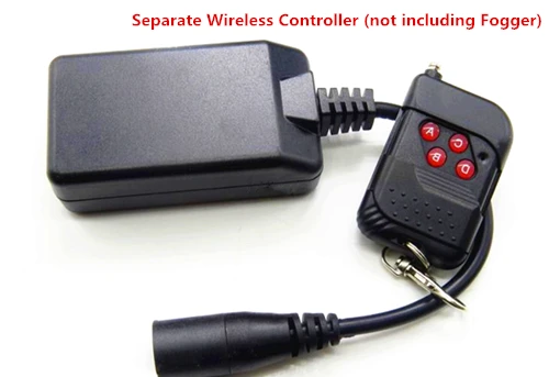 Separate Controller Высокое качество пульт дистанционного управления 500 Вт противотуманная машина с RGB светодиодный свет/полноцветная дымовая машина/сценические вечерние генератор дыма/светодиодный Fogger - Цвет: Separate Controller