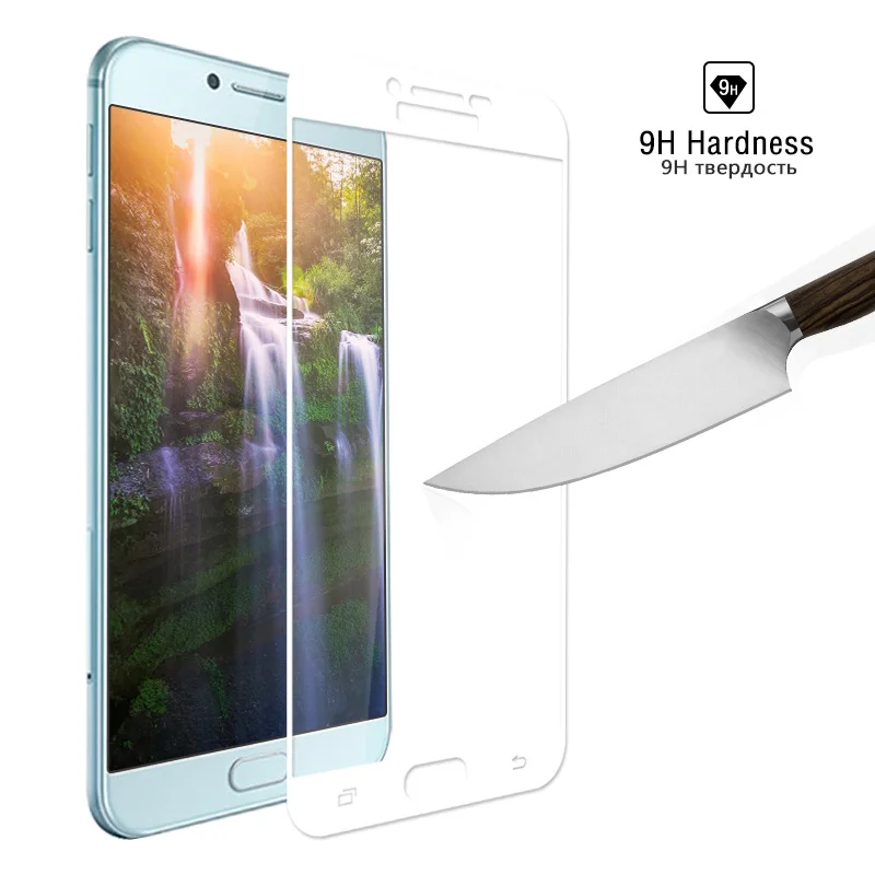 Взрывозащищенное Закаленное стекло для Samsung Galaxy A8 2016 A810 жесткая Защитная