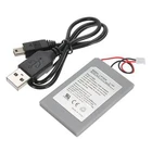 Контроллер PS3 1800 мАч, запасной аккумулятор для питания + USB-кабель для зарядки и передачи данных комплект кабеля для аккумулятора контроллера PS3