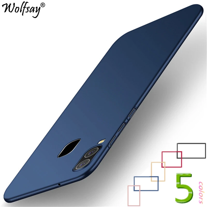 Чехол для Samsung Galaxy A40 тонкий классический матовый чехол из поликарбоната с