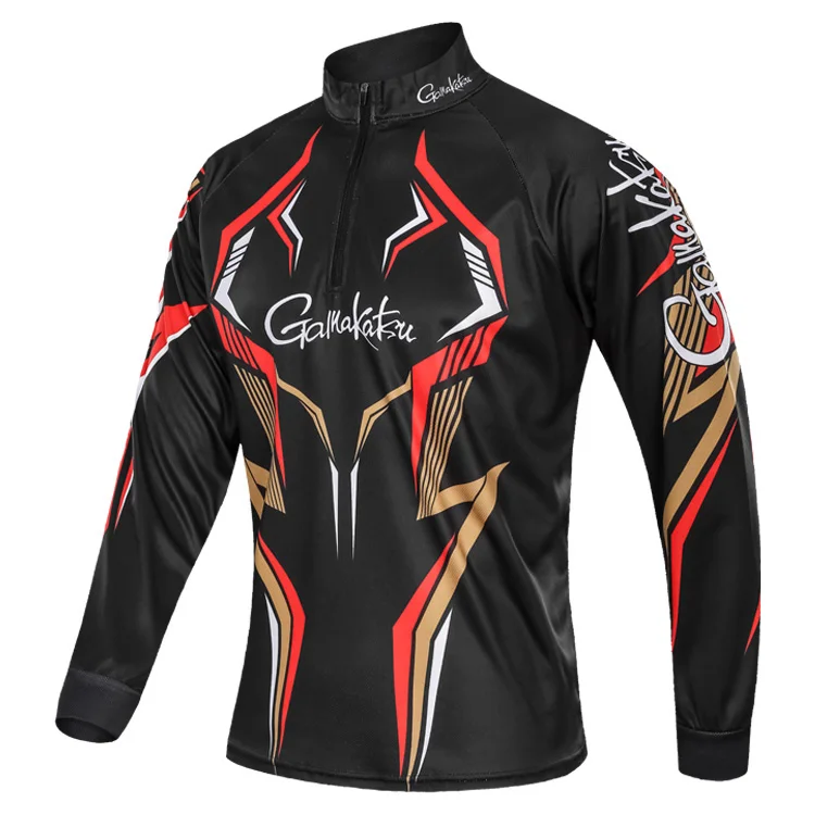 Рубашка для рыбалки с длинным рукавом быстросохнущая футболка защитой от