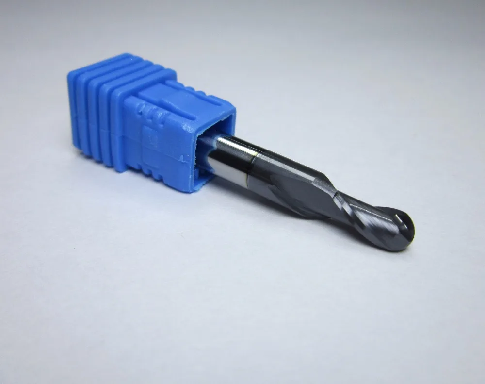 

diameter 1mm 2mm 3mm 4mm 5mm 6mm HRC45 2 flutes Tungsten Carbide Ball Nose End Mill set CNC machine milling cutter 45HRC lathe