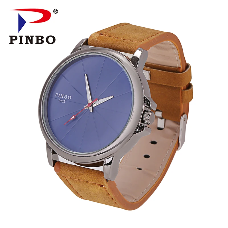 PINBO новинка 2019 модные брендовые спортивные кварцевые часы для мужчин высокое