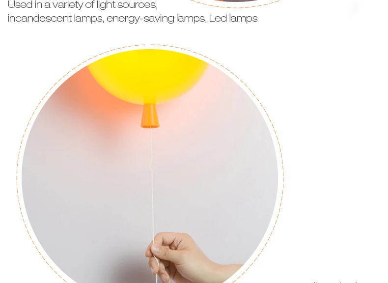 

Colorful Balloon Wall Lamp Kids Room Lamp 20/25/30/35cm Modern Acrylic Bedroom Light E27 Balcony Corridor Bedside Wall Sconce