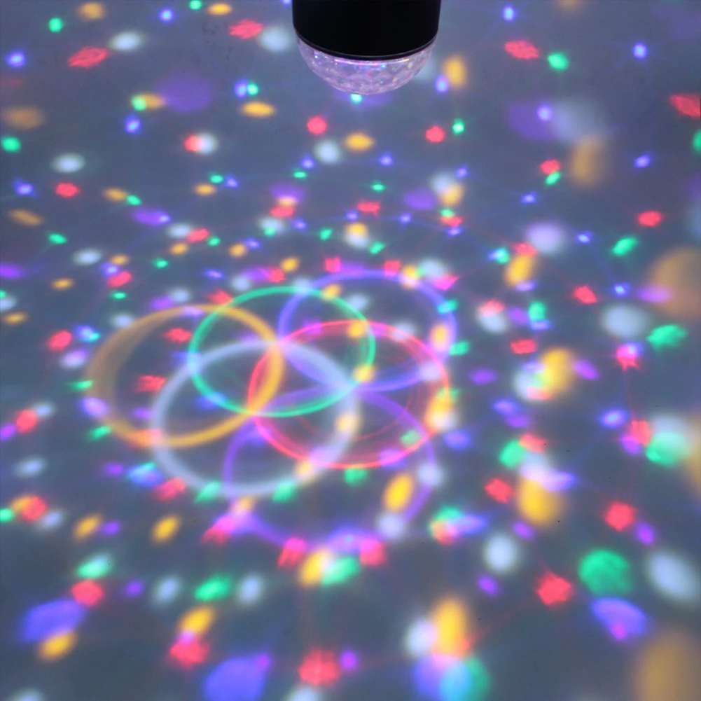 3 Вт светодиодный шар DJ клуб диско KTV вечерние RGB Кристальный прожектор сценический светильник