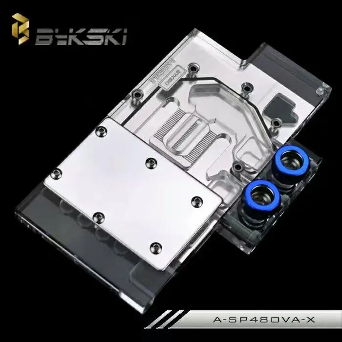 Bykski A SP48OVA X GPU Блок водяного охлаждения для Sapphire Pulse RX480 RX580|water cooling block|cooling blockgpu water