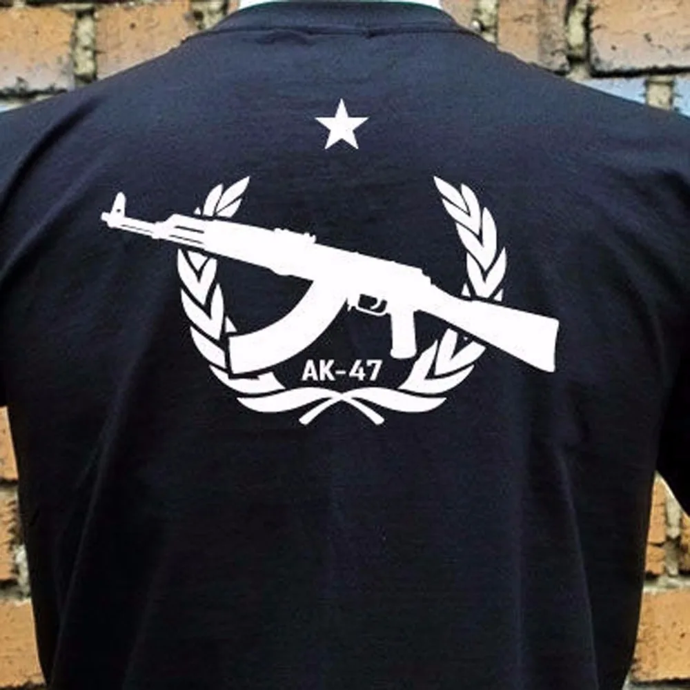 Новые мужские брендовые футболки от известного бренда Ak- 47 kalashniov Kalaschnikow