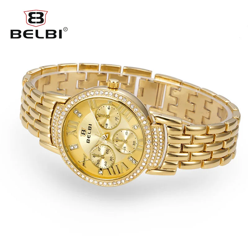 Римская цифра женские часы с тремя контактами циферблат дисплей для ретро женщин