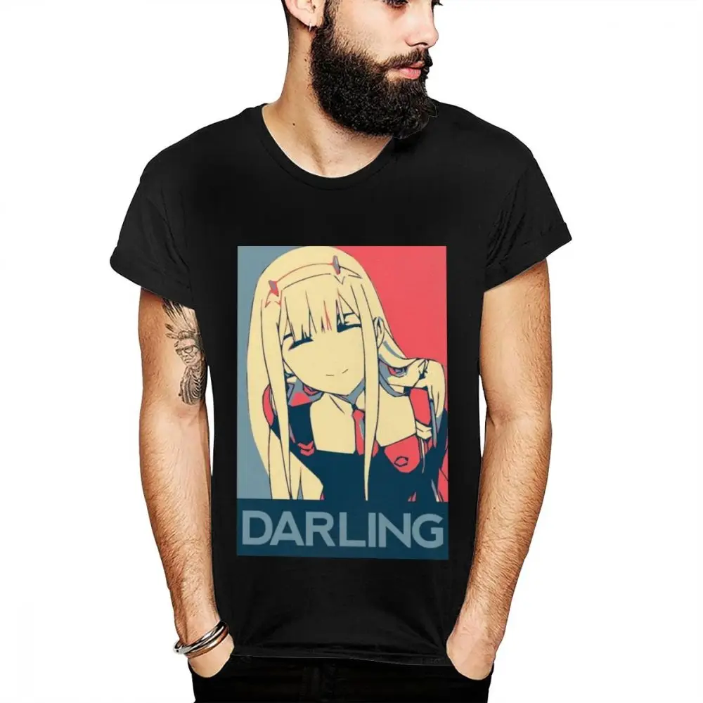 Мужская футболка с надписью Darling In The Franxx Zero Two популярная хлопковая Футболка