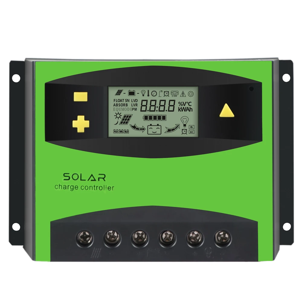 ECOworthy 20A/40A/60A контроллер солнечного зарядного устройства батарея солнечной