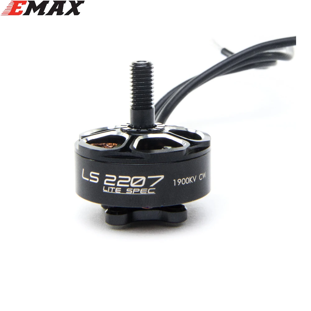 EMAX LS2207 Lite Spec 2207 1900KV 2400KV 2550KV CW резьба FPV гоночный бесщеточный двигатель для