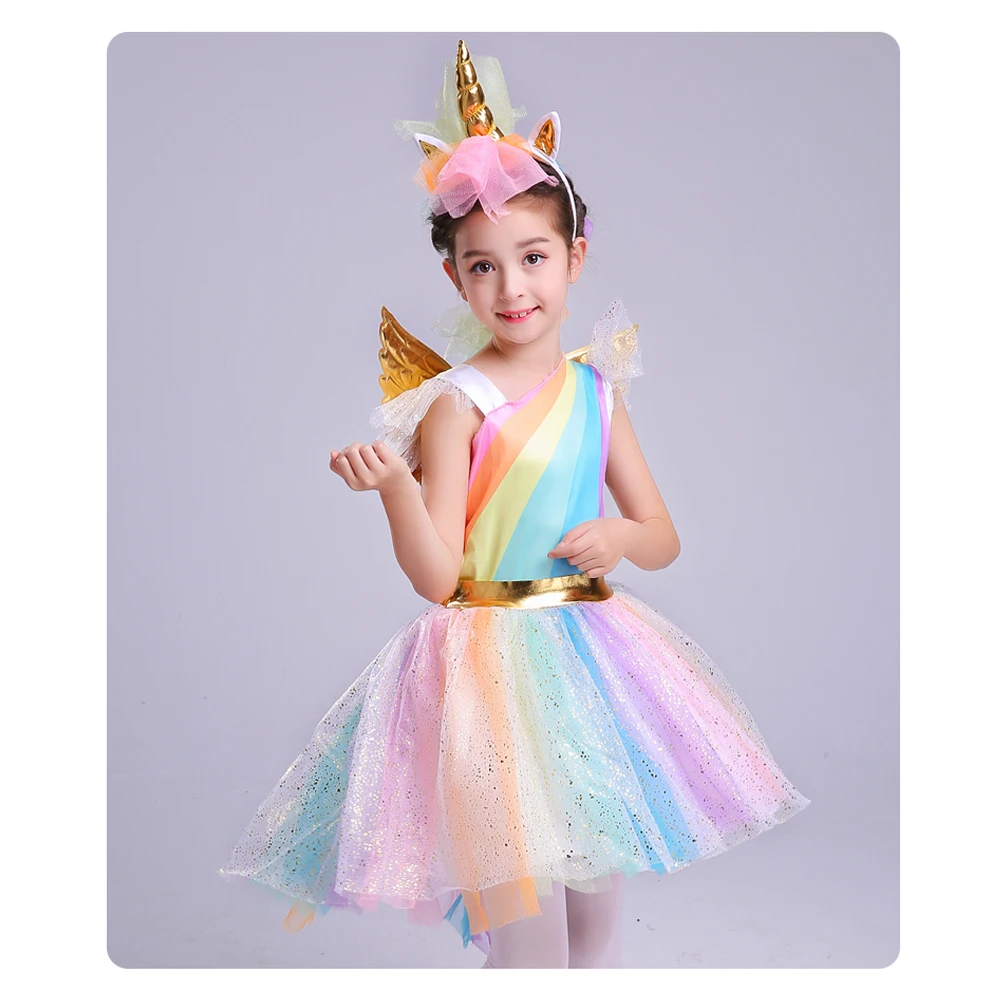 2018 Мода маленькая Нарядная для девочек pettiskirt Рождество платье принцессы