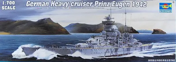 Труба ручной 05766 1: 700 немецкий &quotПринц Eugen&quot тяжелый крейсер 1942 модель