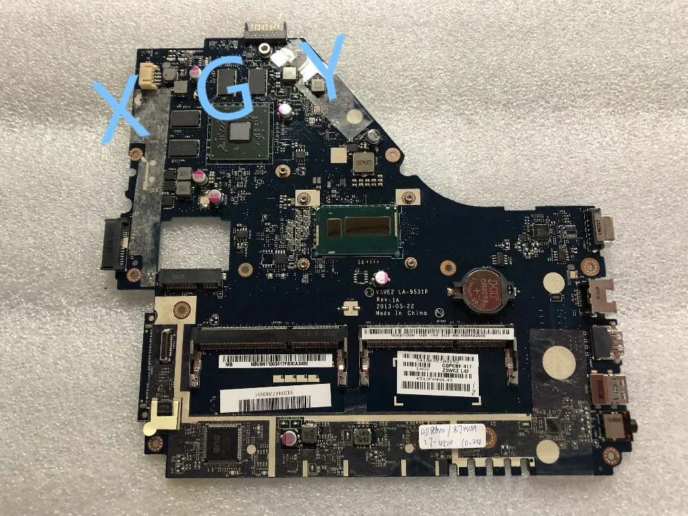 Материнская плата для ноутбука ACER E1-572G V5WE2 LA-9531P SR16Z I7-4500U DDR3 100% протестирована |