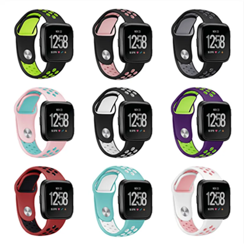 Сменный мягкий силиконовый спортивный ремешок для часов Браслет Fitbit Versa/Versa Lite