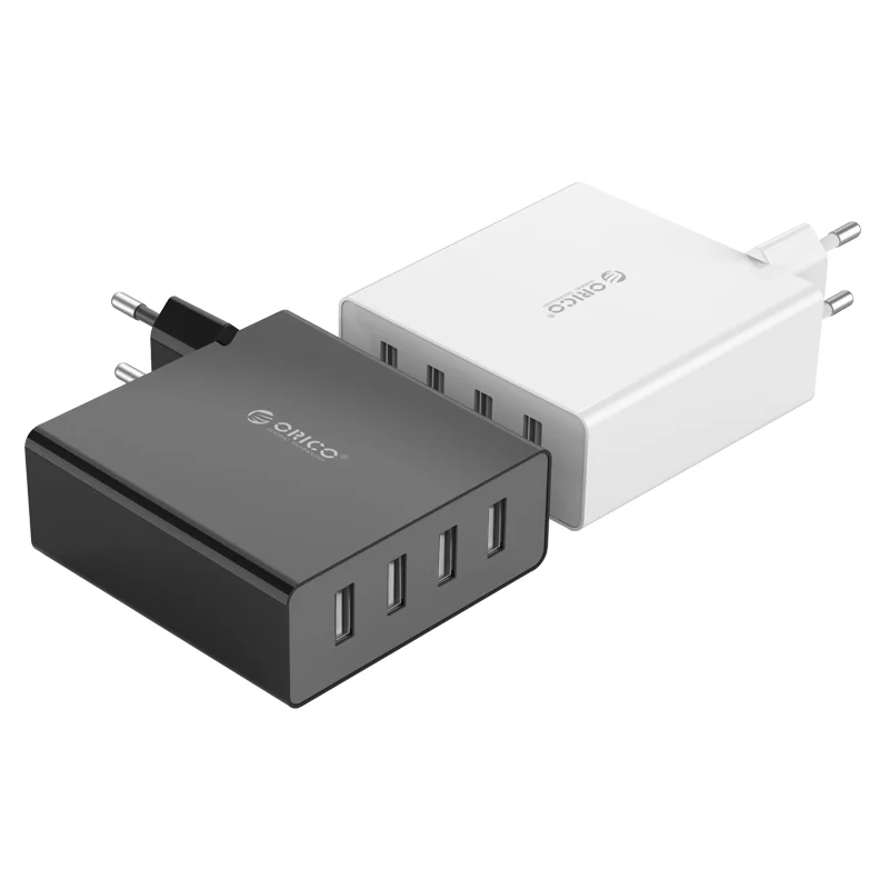 ORICO DCW-4U 4-Порты стены USB телефон Зарядное устройство 5V2. 4A* 4 6A30W всего Выход мобильного телефона путешествия Зарядное устройство для смартфонов