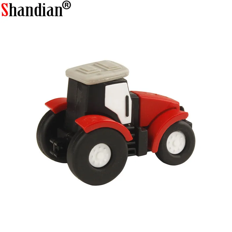 SHANDIAN грузовик usb флэш-накопитель сельскохозяйственный транспорт ручка привод 4 ГБ 8 ГБ 16 ГБ 32 ГБ 64 ГБ usb-носитель мини-джойстик флешка