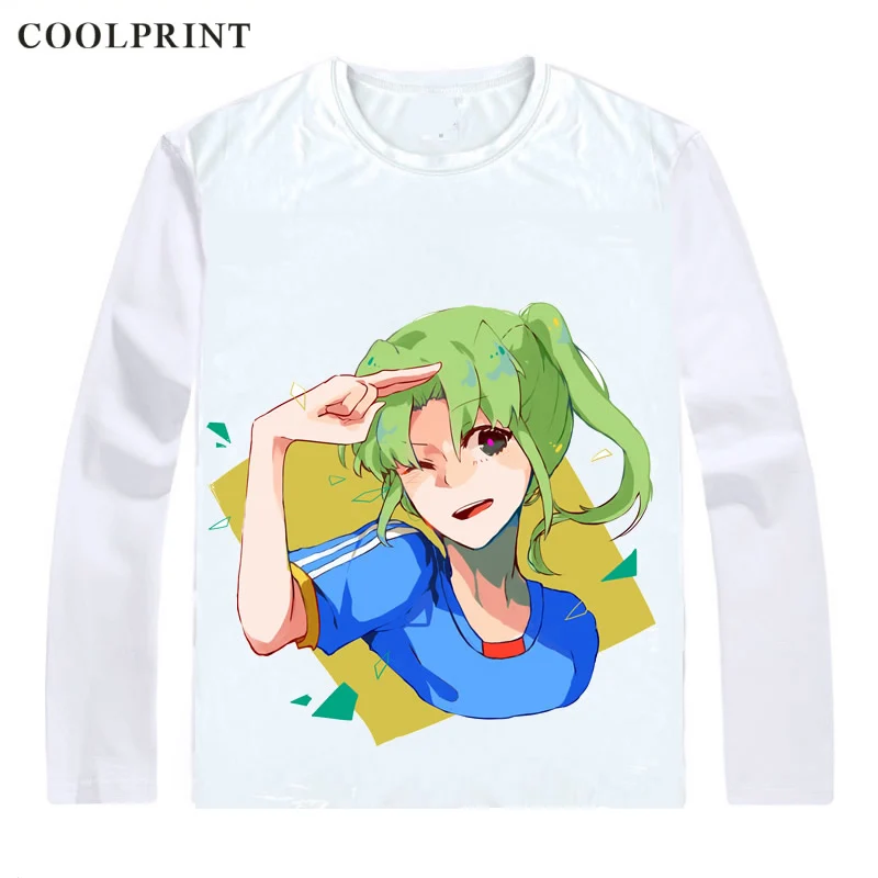 Coolprint Midorikawa Ryuuji T Shirt Inazuma Eleven Ares no Tenbin Men T-shirt Casual Vintage TShirt Printed Long Sleeve Shirts | Мужская