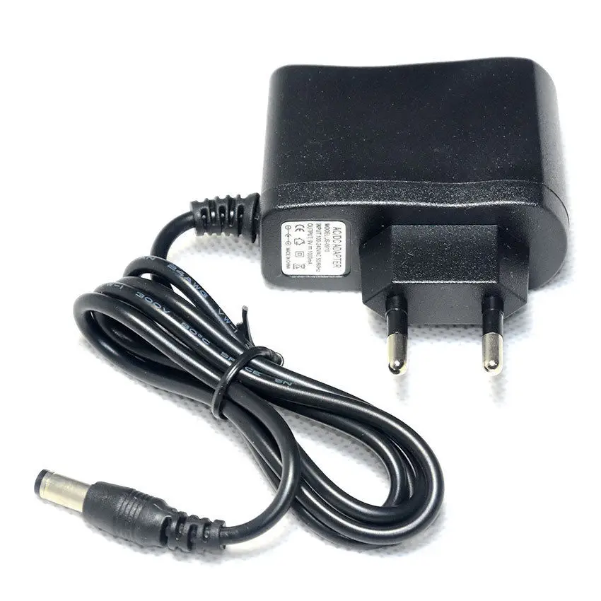 9V 1000mA AC DC Adapter EU plug 5.5x2.1-2.5mm connector 100-240V 50/60Hz power | Электроника