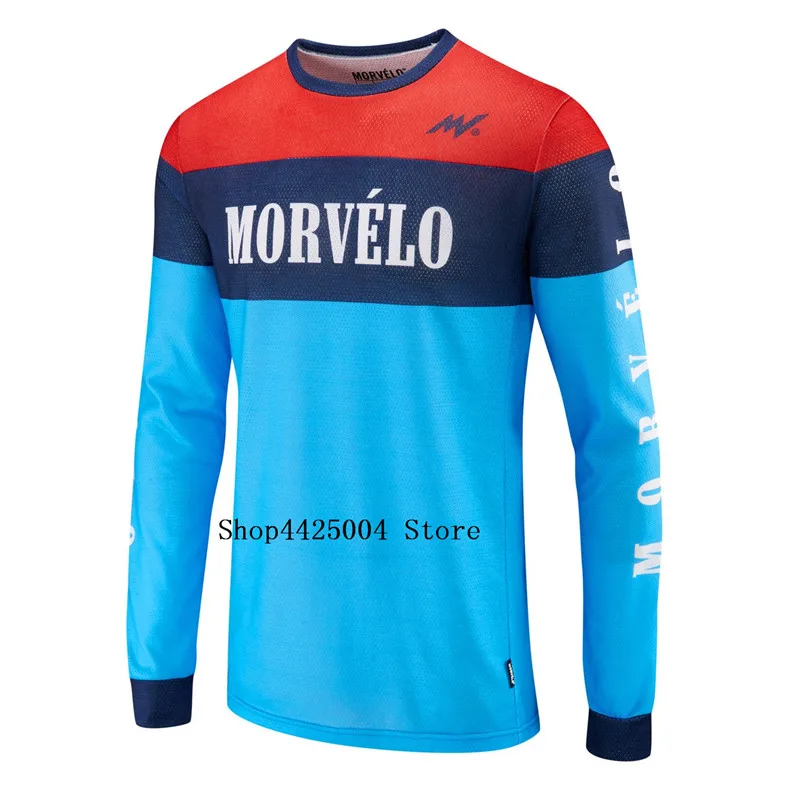 Спортивная одежда для мотокросса Morvelo Даунхилл велосипедная Джерси MTB спортивная