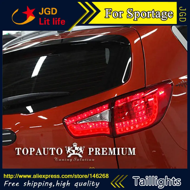 Автомобильный Стайлинг задние фонари для KIA sportking 2012 2013 светодиодный задний
