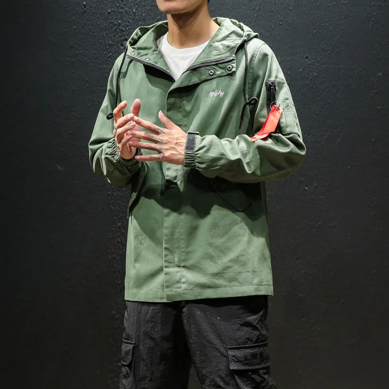 FUGOISM мужские куртки с капюшоном свободные хип хоп Уличная ветровка куртка