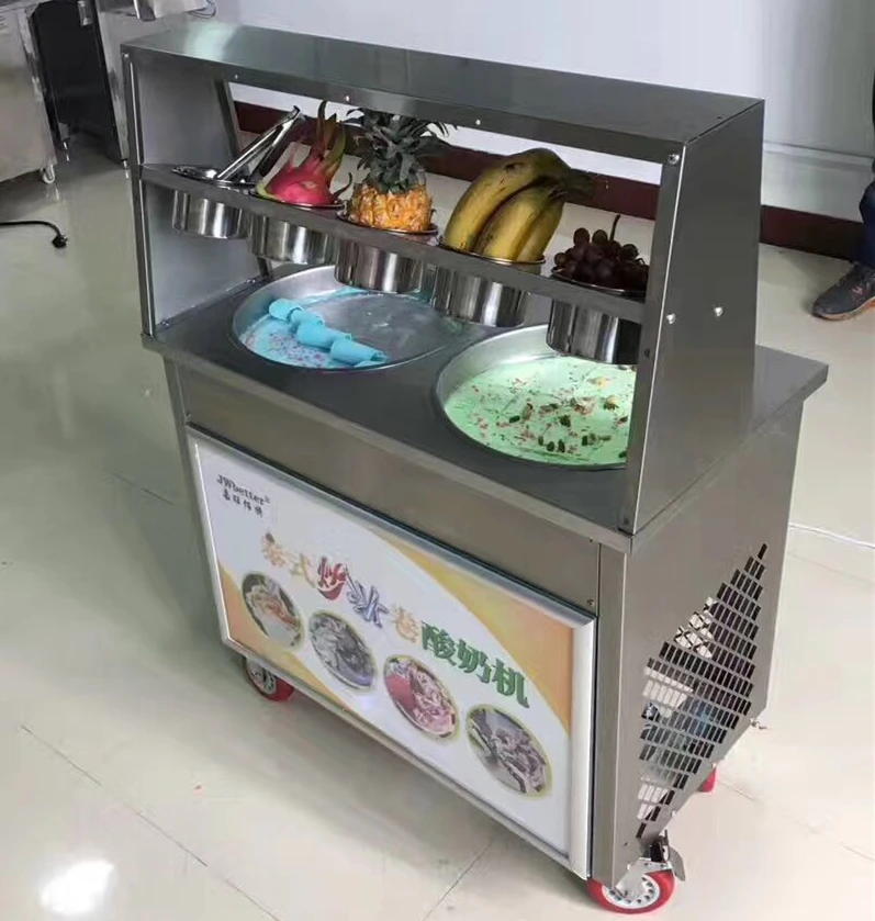 

Бесплатная доставка, аппарат для приготовления жареного мороженого 25-35 л/ч 220 в 110 В, аппарат для приготовления мороженого, двойная сковорода...
