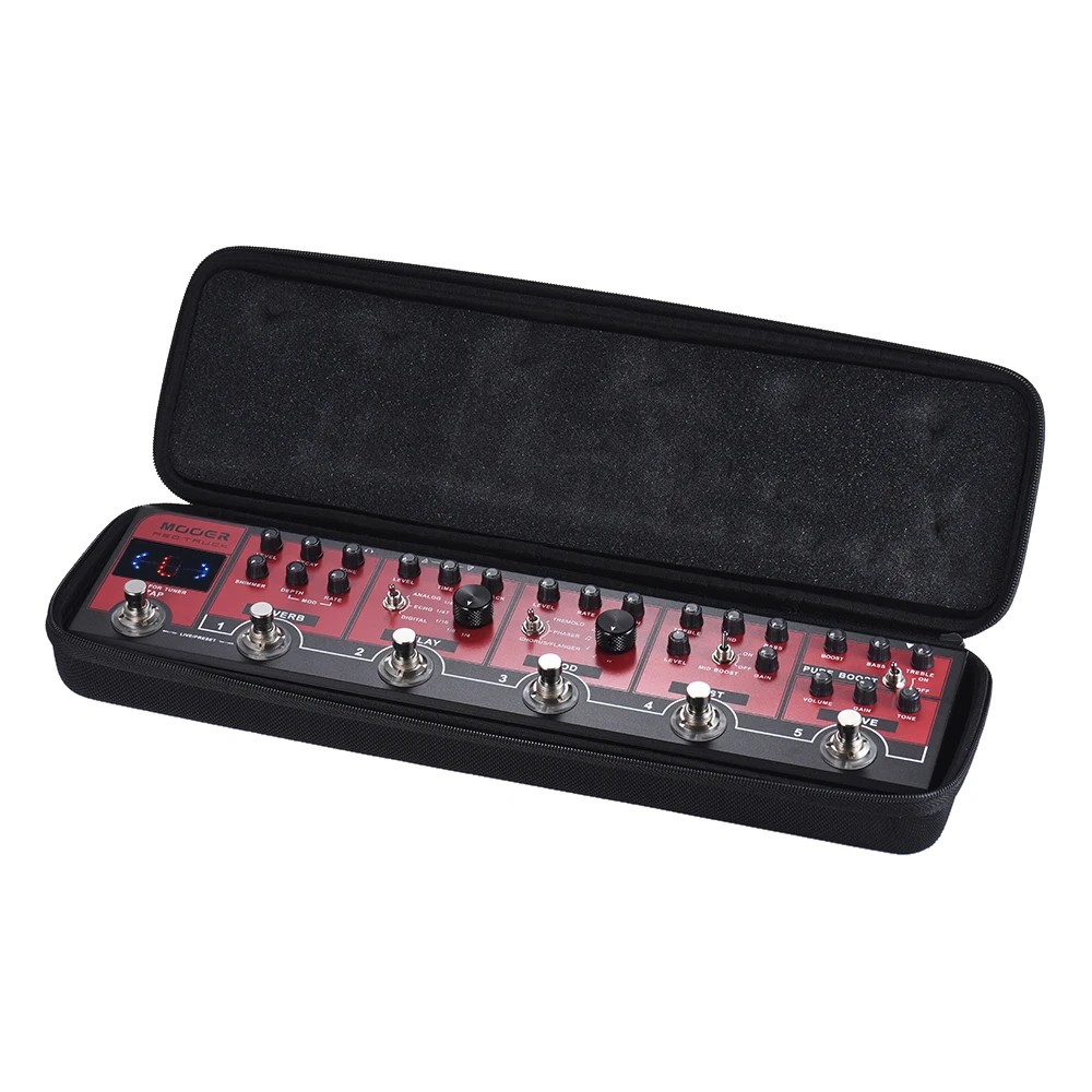 MOOER красный грузовик 6 в 1 комбинированный эффект педаль Boost + Overdrive искажения