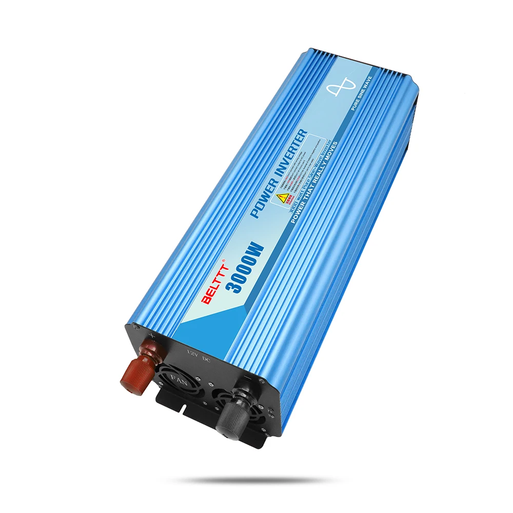 Инвертор солнечной энергии 12 В 220 3000 Вт чистый синусоидальный инвертор