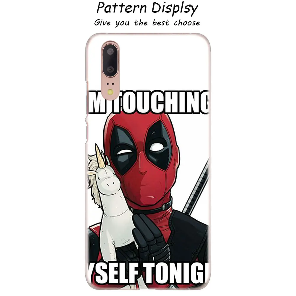 015 Модный жесткий чехол Marvel с супергероем дэдпулом для huawei P30 P20 P10 P9 P8 Lite P30 P20 Pro Mini PSmart - Цвет: 015