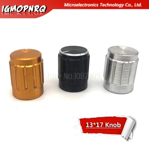 Ручка потенциометра из алюминиевого сплава, нескользящая, одинарная, двойная, специальная ручка 13*17 мм 13*17, 5 шт.