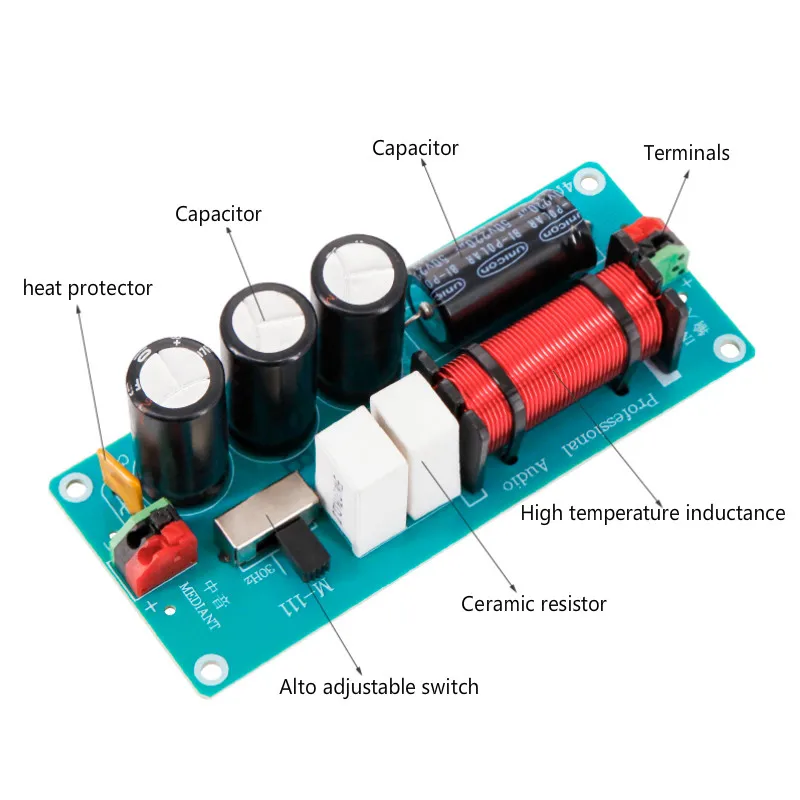 AIYIMA 1 шт. Динамик Профессиональный делитель частоты 150W Портативный Колонка НЧ