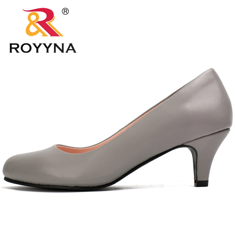 ROYYNA/; сезон весна-осень; новые стильные туфли-лодочки; женская модная пикантная мягкая разноцветная женская обувь с круглым носком; ; большие размеры