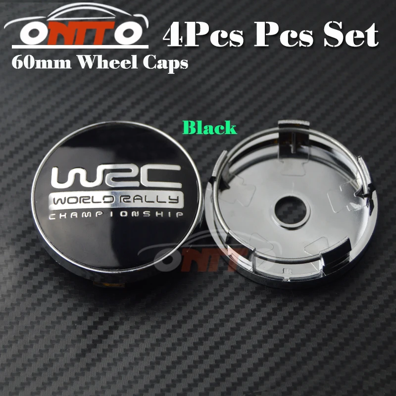 Аксессуары для логотипа WRC 60 мм 2 36 дюйма 4 шт. автомобильная эмблема колпачки на