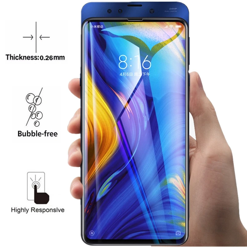 Закаленное стекло для оригинального смартфона Xiaomi Mi Mix 3 6 ГБ ОЗУ 128 Гб ПЗУ mix3 9H