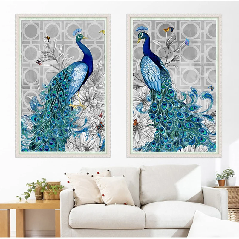 Роспись круглыми стразами Декор для дома DIY алмазная живопись 3D вышивка