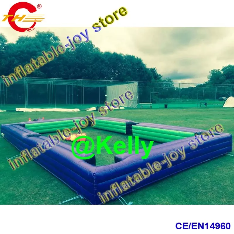 free door shipping inflatable snooker pool table blue foot game soccer billiard | Игрушки и хобби