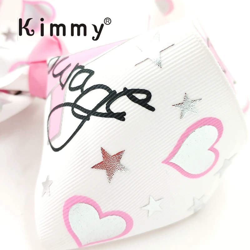 Бант для волос от рака груди креативная розовая лента|hair bows|fabric flower hair bowsflower bow |
