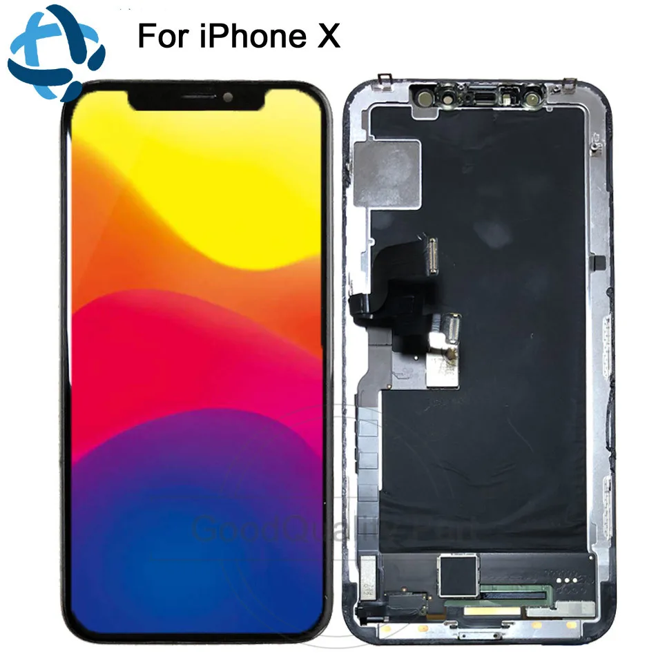 ЖК-дисплей 5 8 дюйма для iPhone X сенсорный экран в сборе + сменная рамка 100% тест 10