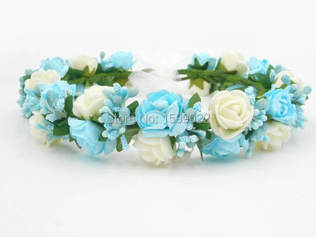 Повязка для волос с цветами розы короной и ягодами|bridal hairband|hairband bridalcrown crown |