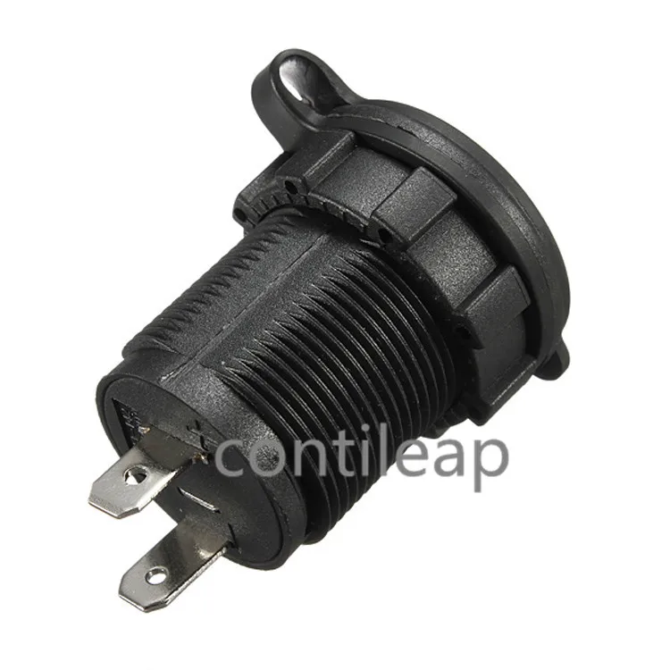 Водостойкая розетка 12V...24V на кабель|motorcycle cigarette lighter plug|lighter plugcigarette plug |