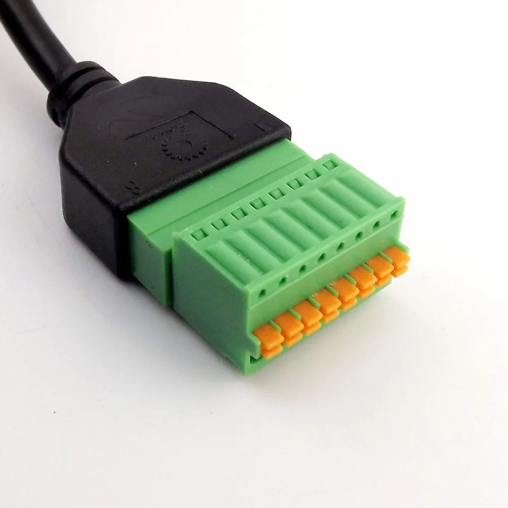 1xRJ45 Ethernet гнездовой разъем до 8 штырьков av-терминал пружинный адаптер
