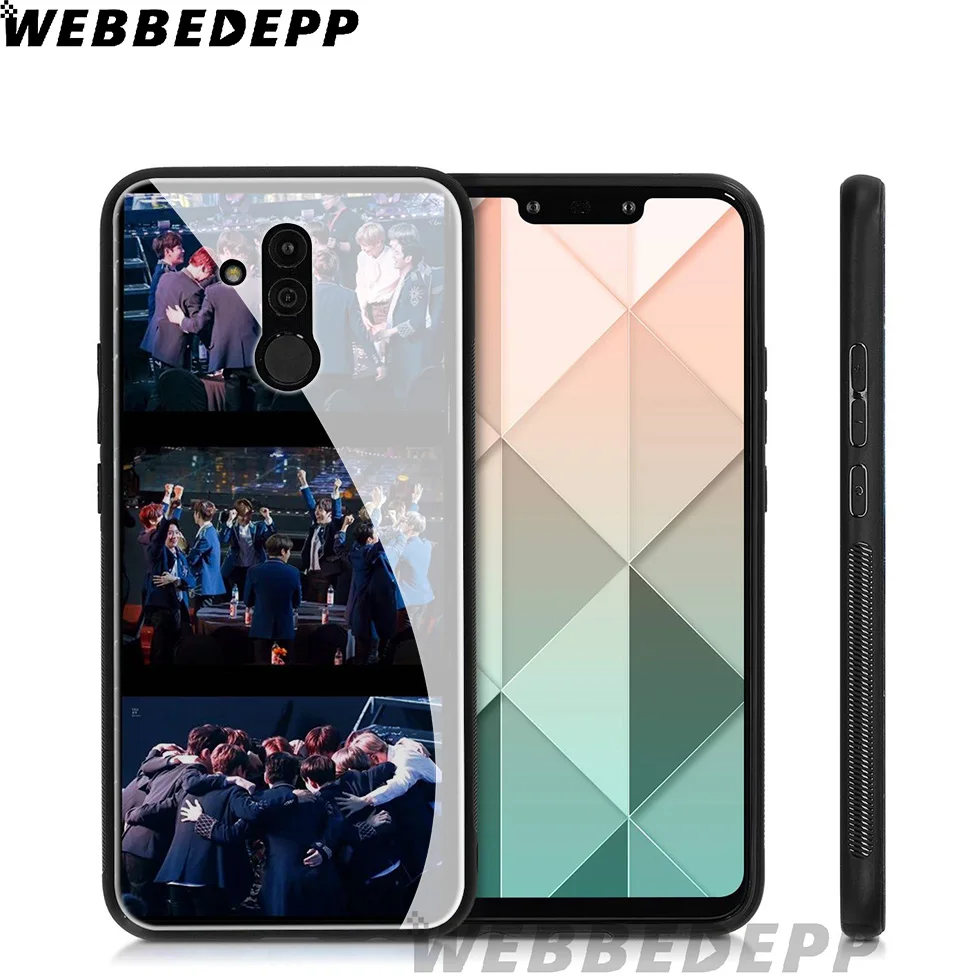 WEBBEDEPP Wanna One Music чехол из закаленного стекла для Huawei Mate 20 P20 P10 P Smart 2019 2018 и Honor 10 9 8X 7A