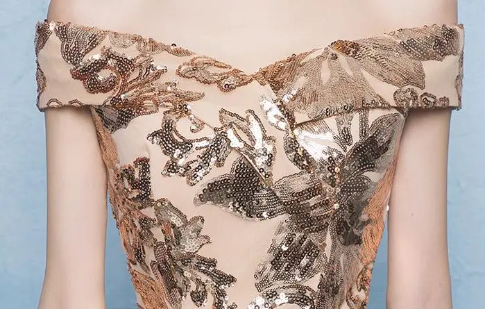 BANVASAC 2018 Длинные вечерние платья с блестками и аппликацией в виде русалки